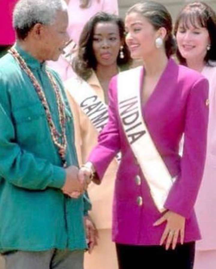 The Aishwarya while Miss India