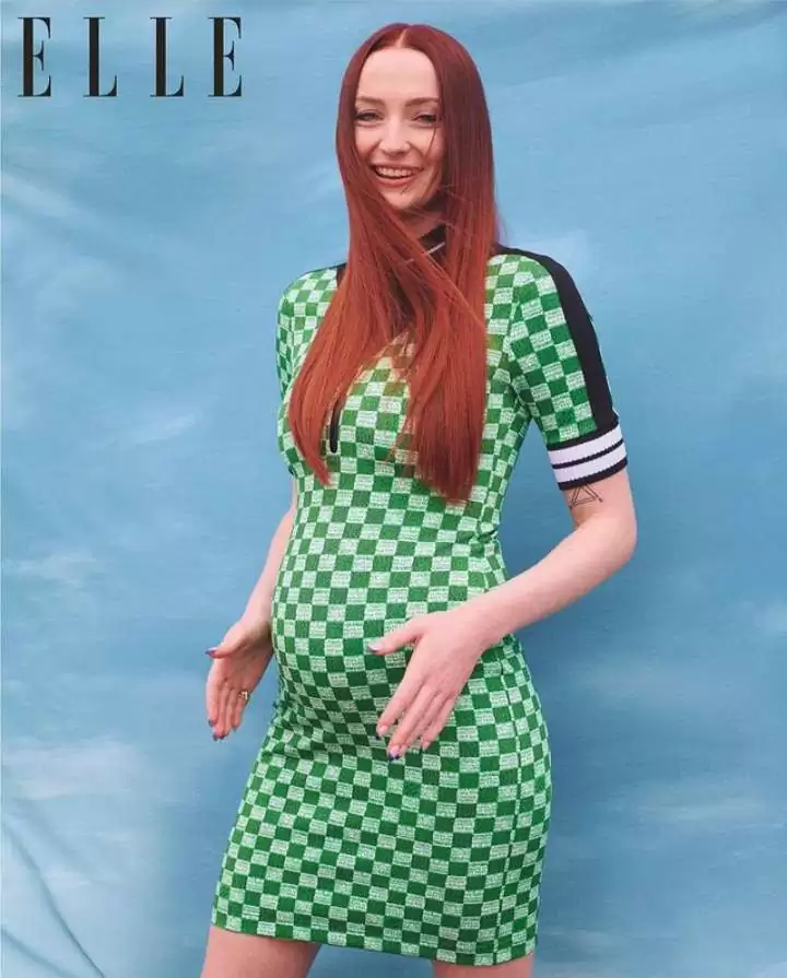 Sophie Turner while Modeling