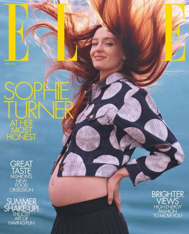 Sophie Turner while Modeling