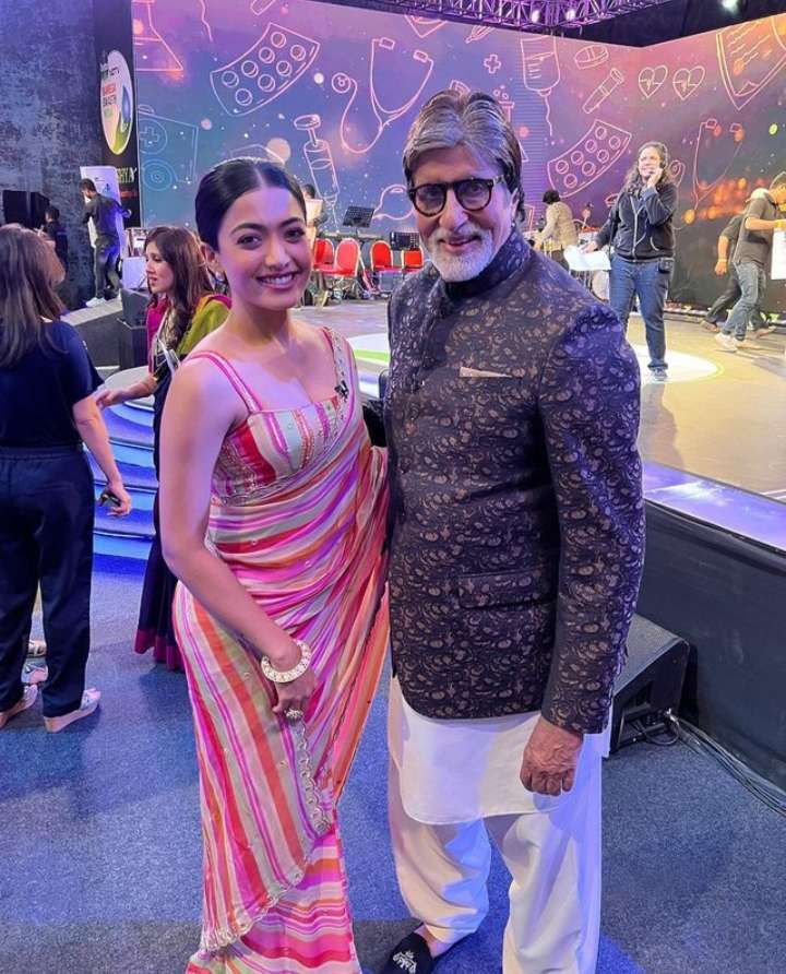 The Actress with Amitabh Bachchan