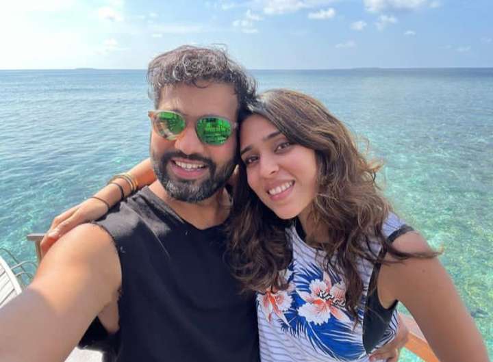 Rohit with Wife