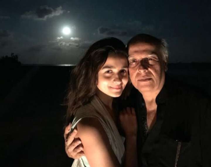 The Actress with Dad, Mahesh Bhatt