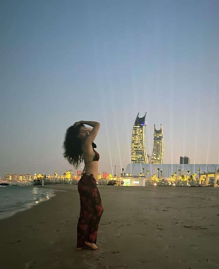 Disha Patani during her holidays in Dubai