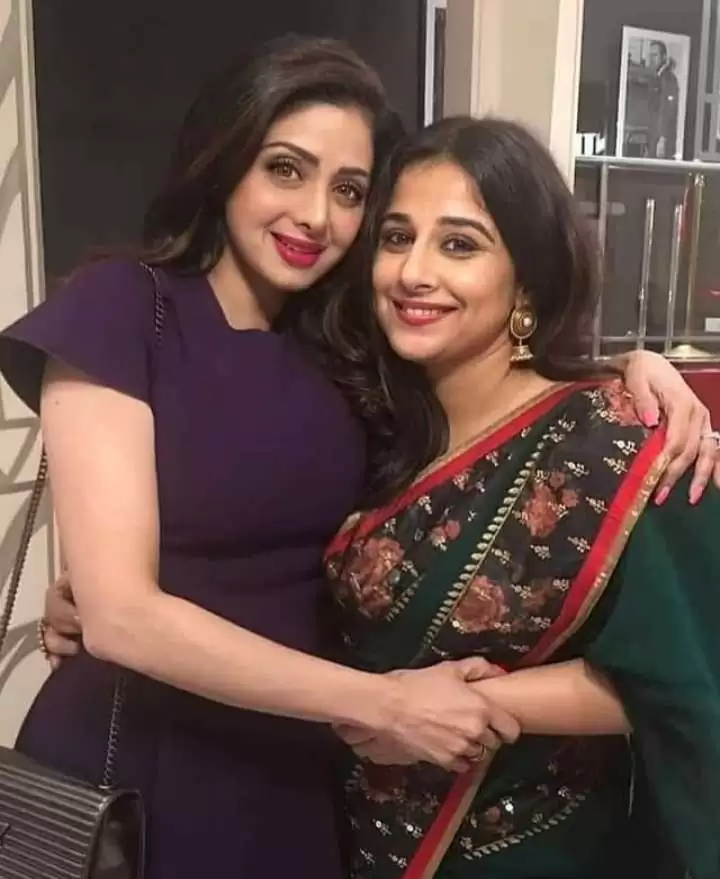 Vidya Balan with Late. actress SriDevi