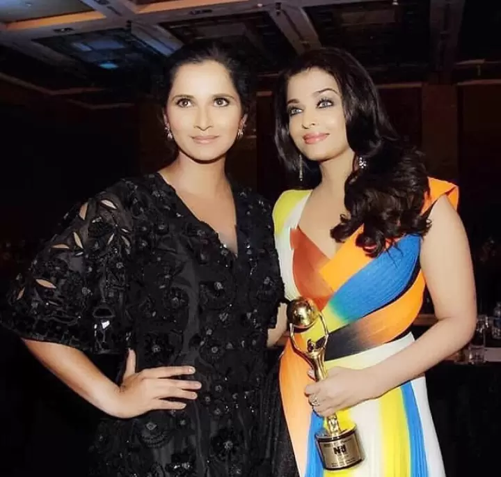 Sania Mirza and Aishwarya Rai