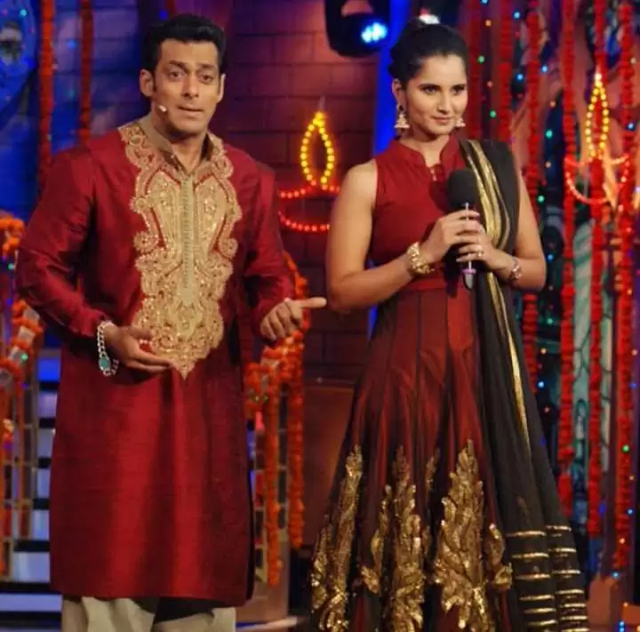 Sania Mirza and Salman Khan